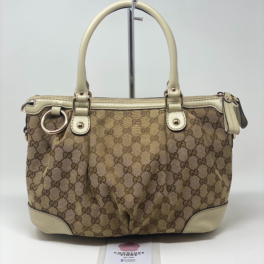 Gucci Monogram Sukey Top Handle